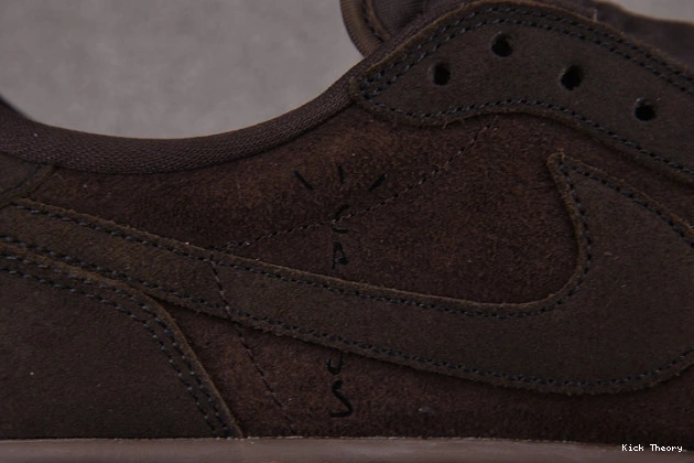 Kicked Out Shoe Store Travis OG Scott Low 1 x Brown Jordan Velvet Air DM7866-202 0819